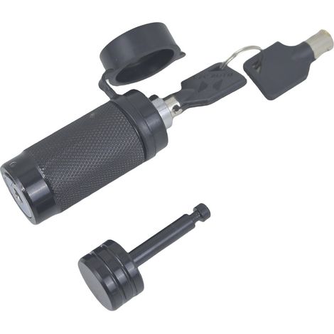 1/4 car trailer lock, metal lock, American style trailer tow hitch lock, round lock cylinder trailer lock (1/4)