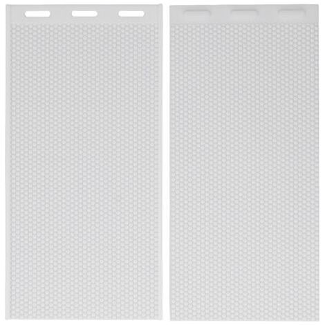 QORVA- Lot de 2 feuilles de cire d'abeille en silicone de 5,4 mm, presse manuelle, gaufrage, moule à faire soi-même, équipement d'apiculture (1/5)
