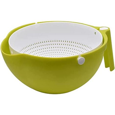 1 panier égouttoir suspendu en plastique / bassine à légumes / panier à légumes rond