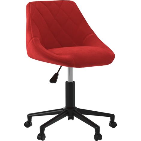 Maison Exclusive - Bürostuhl Drehbar Weinrot Samt