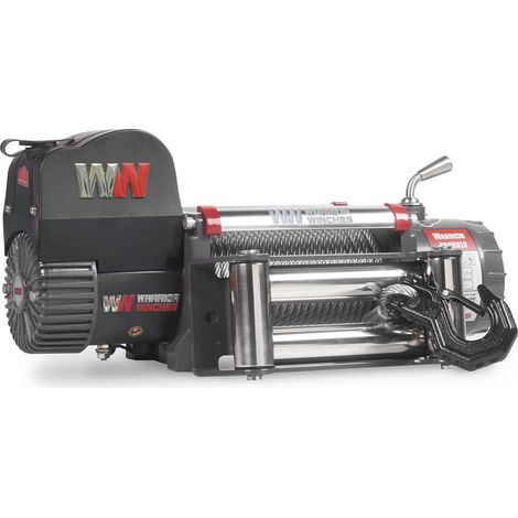 Elektrische Seilwinde Warrior Samurai Gen2 3,6 t 12V Stahlseil IP68 (1/5)