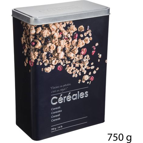 Müslidose 750g metall black edition schwarz - 5five (1/3)