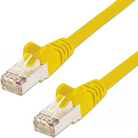 INTELLINET Cavo Patch Categoria 5E schermato FTP Giallo 0,5 mt. (1/5)