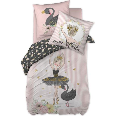 Housse de couette 200 x 200 cm Mon etoile danseuse (1/2)