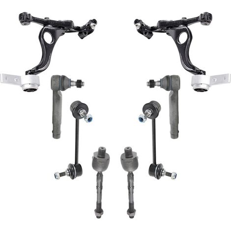 KIT BRACCIO OSCILLANTE 8 PEZZI COMPATIBILE CON MAZDA (GH) 2.0 MZR-CD (GH14) / Kit Sospensione Completo OE/OEM / Bracci Oscillanti + Testine Sterzo / Sostituzione Diretta OEM