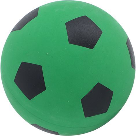 Petite balle de football élastique, légère, portable et polyvalente, verte, pour soulager et détendre les douleurs des enfants et des animaux de compagnie. (1/5)