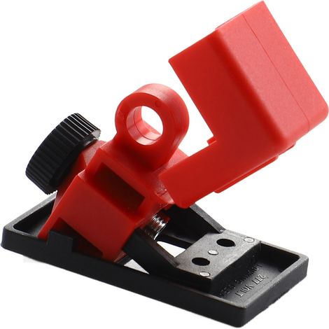 Lot de 10 dispositifs de verrouillage de disjoncteur à pince pour interrupteur d'alimentation, en plastique technique pour poignée de moins de 16,5 mm (1/5)