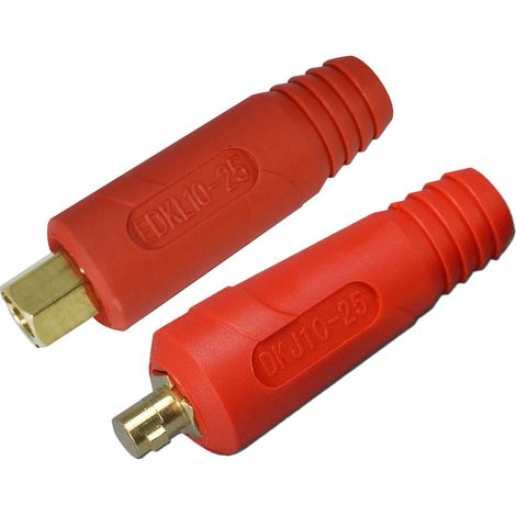 Câble pour torche de soudage TIG eu de fiche et prise pour connecteur de soudage DKJ10-25 (1/5)