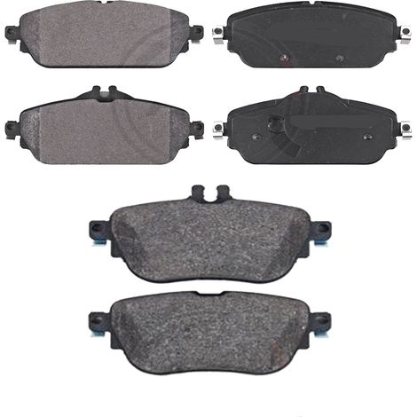 KIT PASTIGLIE FRENO ANTERIORI E POSTERIORI compatibile con MERCEDES-BENZ CLASSE E (W213) / PASTIGLIE FRENANTI AUTO OEM P 50 118  P 50 124  P 50 120 ,P 50 136 / SOSTITUZIONE DIRETTA / BASSA POLVERE / S