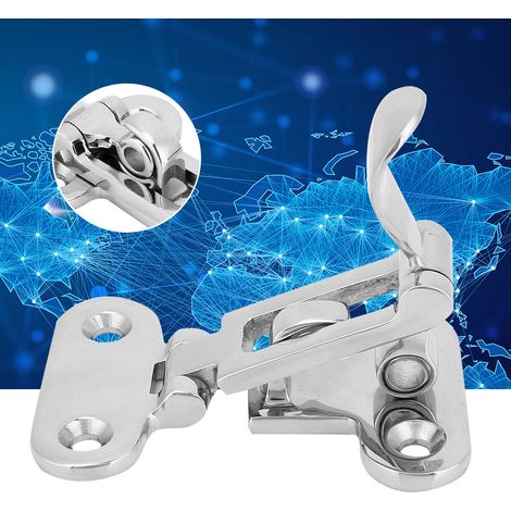 Cadenas de pont en acier inoxydable, loquet de pont, quincaillerie pour compartiment de rangement, accessoires (1/5)