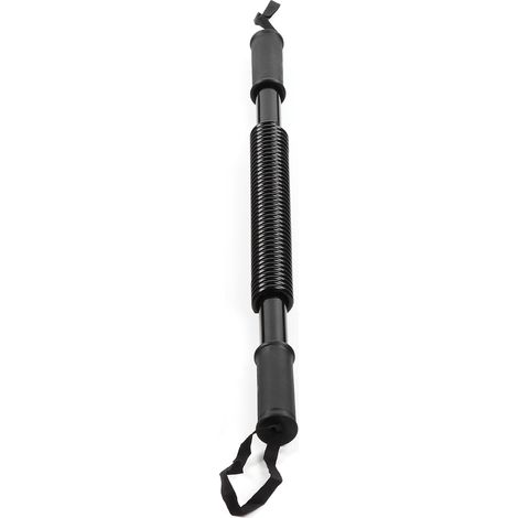 Tendeur à ressort pour bras 40KG, extenseur de poitrine et musculation des avant-bras, équipement de gym noir (1/5)