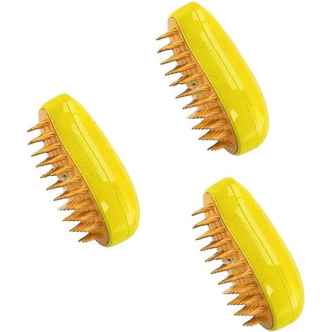 Brosse de toilettage pour animaux, épilateur à vapeur chaude rechargeable, pour chats et animaux domestiques. (1/5)
