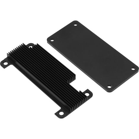 Boîtier de protection ventilé pour Raspberry Pi Zero 2W, coque noire, refroidissement rapide, connecteur à broches coloré (1/5)