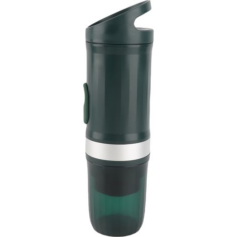 Machine à café expresso électrique portable sans fil, infusion à chaud et à froid, 250 ml, mini-cafetière individuelle avec système 3 en 1 (café en poudre/capsule N/DG), pompe à pression 20 bars, batt (1/3)
