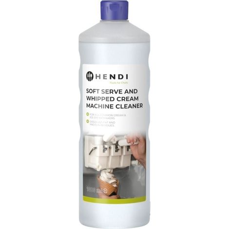 Nettoyant pour machine à crème glacée et chantilly - Hendi