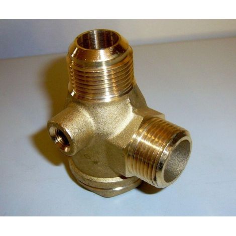 VALVOLA DI RITEGNO RITENUTA 3/4 MASCHIO 3/4 MASCHIO  COMPRESSORE ORIGINALE (1/2)