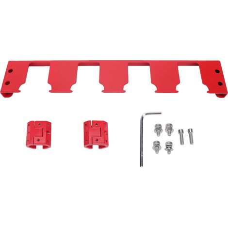 Support Mural Métallique 4 Emplacements pour Batteries DW 18V/20V – Compatible Systèmes Packout – Fixation Murale – Vis Incluses – Pour Atelier, Garage & Chantier (1/5)