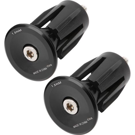 2 pièces Capuchons de Vis pour Poignées de Guidon Vélo en Alliage d'Aluminium, Accessoire de Réparation Vélo (1/5)