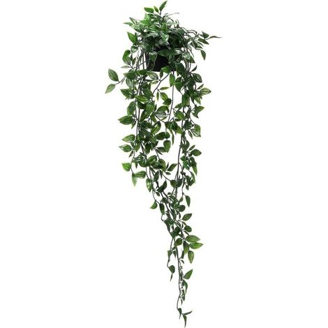 Plante artificielle suspendue en pot pour intérieur/extérieur (1/5)