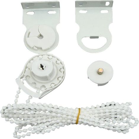 Tête de commande universelle à billes métalliques de 28 mm pour store enrouleur, kit d'accessoires POM pour store enrouleur. (1/5)