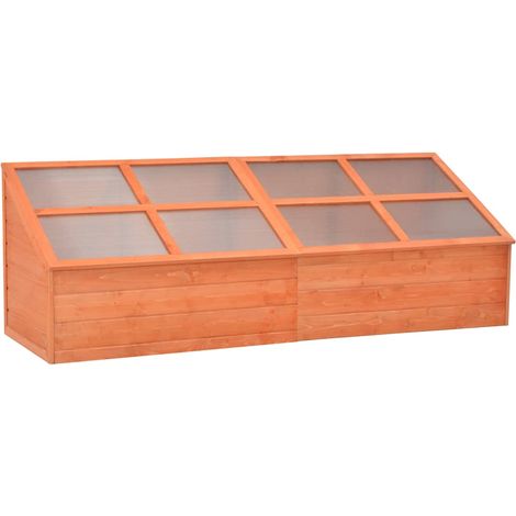 Serre de Jardin Serre Tunnel de Jardin - Serre pour Plantes Bois 180 x 57 x 62 cm BV919646 - BonneVie (1/5)