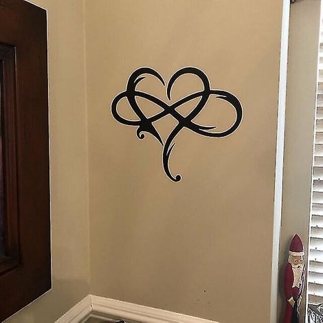Décoration murale en fer forgé « Amour éternel », 30 x 26 cm (1/3)