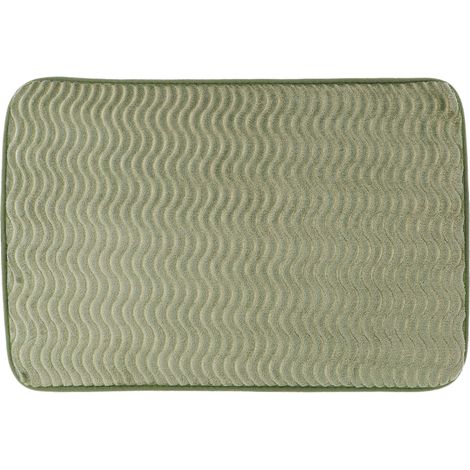 Tappeto in poliestere effetto onda 40x60 cm - kaki - Tendance