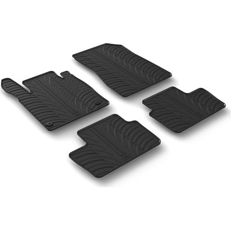 Set tappeti su misura in gomma - compatibile per  Nissan Juke (12/19)