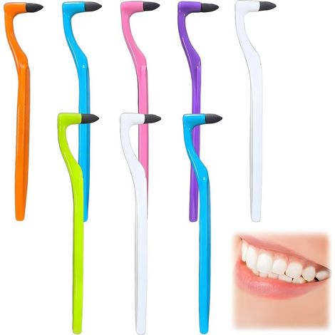 8pcs Dental Scaling Kit Tooth Brush Tartar Remover Dental Stain Remover Care Tools for Removing Plaque and Tartar Spots Bleaching (1/5)