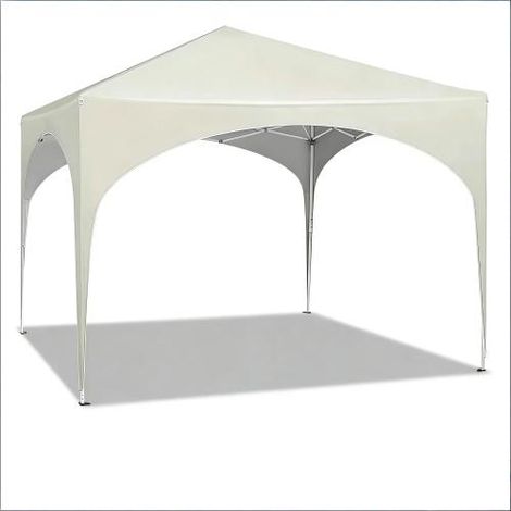 Tonnelle 3x3m beige pliable réglable étanche anti-UV avec sac (1/5)
