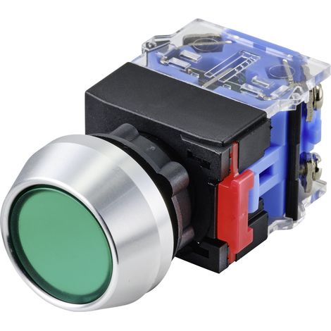 TRU COMPONENTS TC-9428100 LAS0-L-11Z/G Druckschalter 250 V 5 A 1 x Aus/Ein rastend IP40 1 St. (1/2)