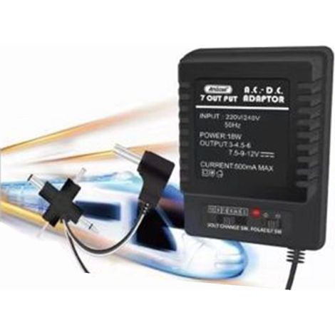 Andowl - Alimentatore Adattatore Universale Ac/dc 12v 0,5a 18w Indicatore Led Cambio Polarità Q-c32 - (1/3)