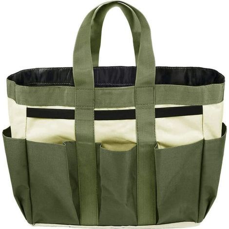 Sac à outils de jardinage portable Oxford Sac à outils pour plantes Sac de rangement d\'outils multi-poches Sac de transport de plantation Intérieur Extérieur Maison Pelouse Jardin (SANS OUTILS) (1/4)