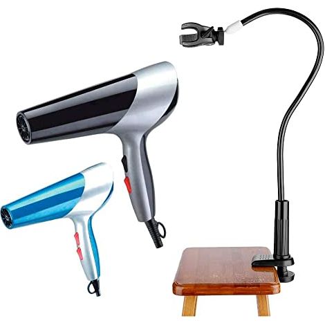 Support de Sèche-Cheveux pour Animaux, Support Mains Libres avec Pince pour Toilettage Canin (1/5)