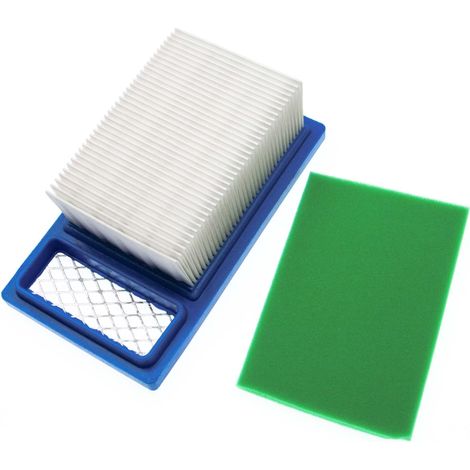 vhbw Filterset 1x Vorfilter, 1x Luftfilter Ersatz für Wacker 157193, 160459 für Vibrationsstampfer mit Benzinmotor