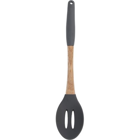 Cucchiaio da cucina in silicone con manico in legno BRUNBESTE BB-2969 (1/2)