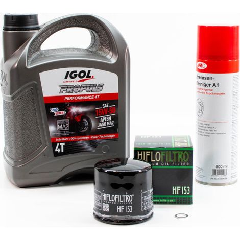 Kit Entretien Vidange pour DUCATI 821 MONSTER de 2014 à 2021 - IGOL PROPULS PERFORMANCE 15W50 4L