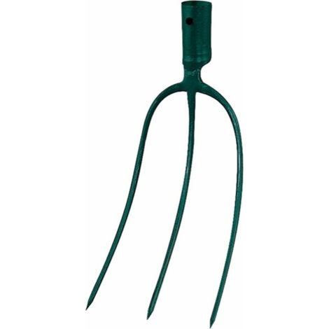 LEBORGNE Fourche à foin douille 3 dents - 30 cm - sans manche