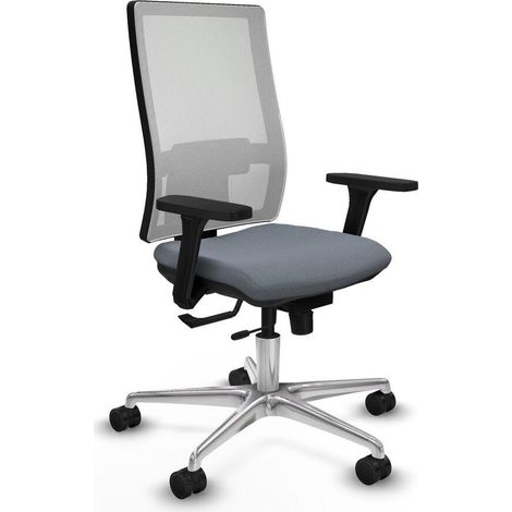 Piqueras-y-crespo Chaise Moderne Ergonomique Gris Bureau (1/3)