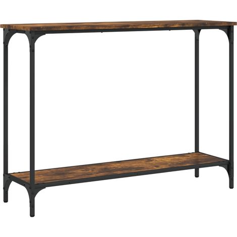 Maison Exclusive - Tavolino Consolle Rovere Fumo 101x30,5x75 cm Legno Multistrato