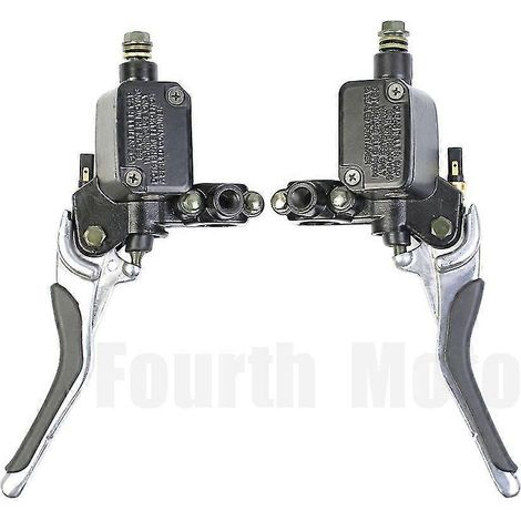 Maître-cylindre d'embrayage et de frein universel pour moto, levier 22 mm, embrayage hydraulique pour scooter 250 cm3 Yamaha Aerox YQ50 (une paire) (1/5)