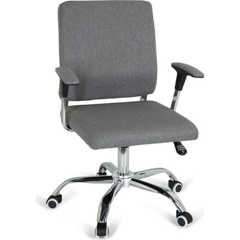 Bürostuhl / Drehstuhl CHARLES I Stoff dunkelgrau hjh OFFICE (1/5)
