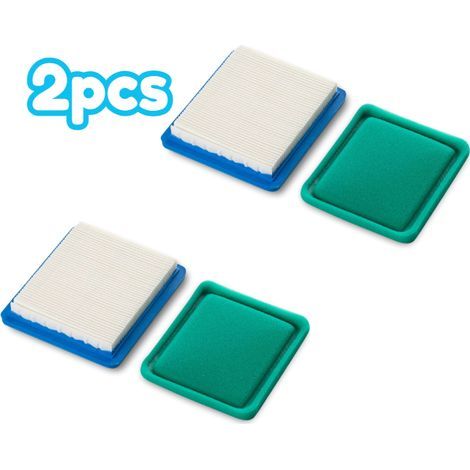 Air filter and pre-cleaner kit for BRIGGS & STRATTON - Part numbers 4101, 4915, 491588, 491588S, 5043, 5043A, 5043B, 5043D, 5043H, 5043K (pack of 2) (1/2)