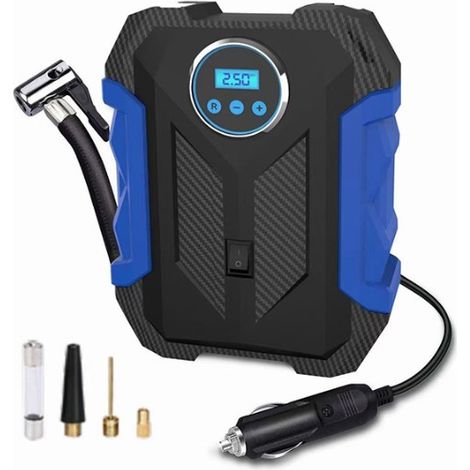 Pompe à air portable, 150 PSI, 12 V, pour un gonflage portable lors des déplacements ou de la maintenance.-AquaForge (1/5)