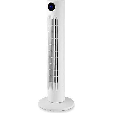 Orbegozo ventilador de torre TWM 0960, 3 velocidades, panel táctil, mando a distancia, oscilante, temporizador, 78 cm altura, 60 W