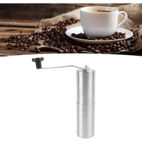 Moulin à café manuel en acier inoxydable pour usage domestique et extérieur [Moulin à café manuel] + [Mano] + [Version Premium] + [Stainless Steel] (1/5)