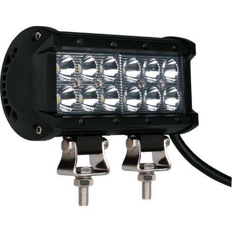 Rampe a LED - 36 W - 6500 K - 2400 LM - 161.1 x 63 x 17.83 mm - Boitier aluminium - 16 cm (1/2)