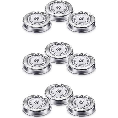 Tête De Rechange Pour Rasoir SH30 9 Pièces Compatible Série 1000 2000 3000 (1/4)