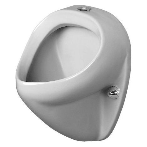 Duravit 0850350007 ORINATOI Jim, entrata a vista dall'alto, ad aspirazione, scarico a scelta orizzontale nascosto o verticale a vista, con mosca, colore bianco | Prezzi e offerte su Tavolla.com (1/5)