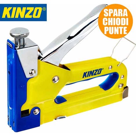 Pinzatrice Graffatrice Tridirezionale Professional 600 Punte Assortite Kinzo (1/3)